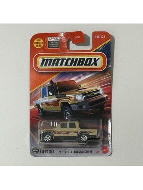Matchbox '17 Toyota‎ Landcruiser 78 1:64 Die Cast Car Mattel 2025 NEW SEALED